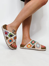 Tacoma Crochet Sandals by Dirty Laundry in Natural