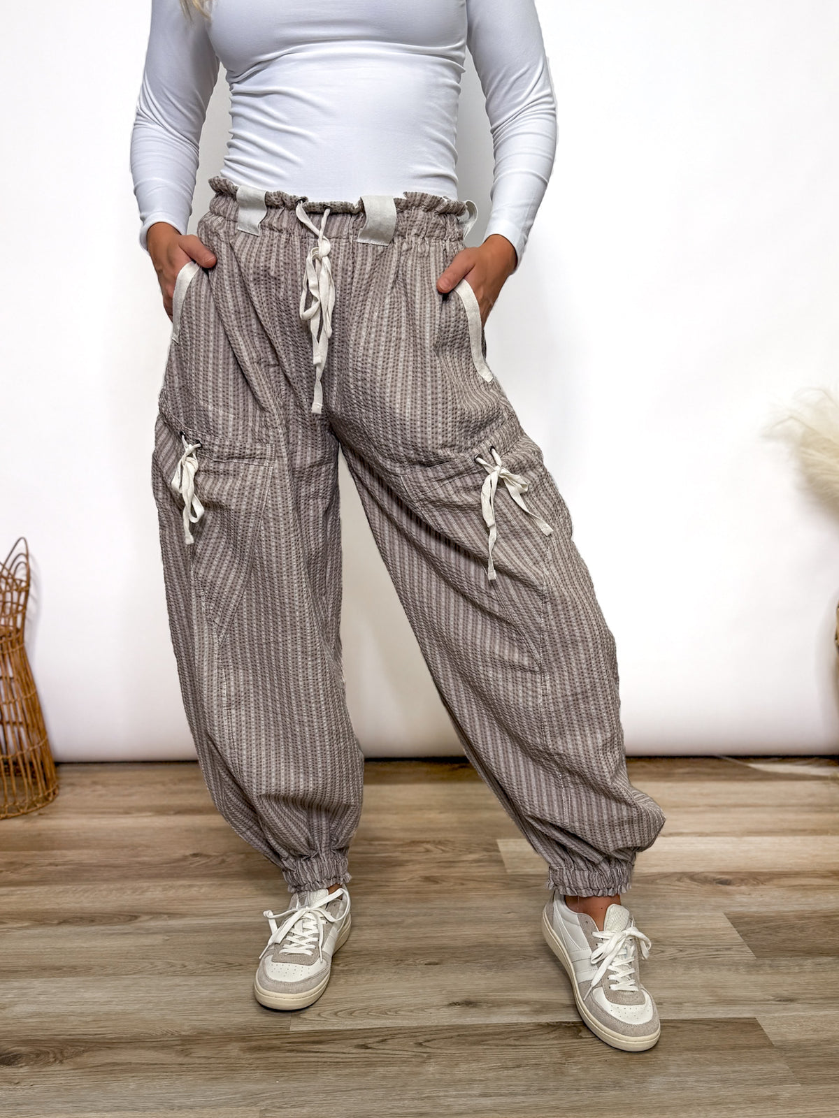 Coco Striped Jogger Pants