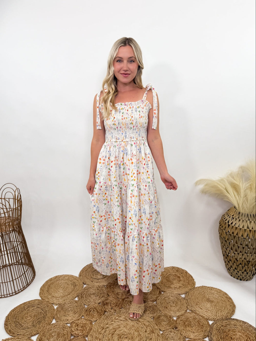 Wildflower Leg Slit Maxi Dress