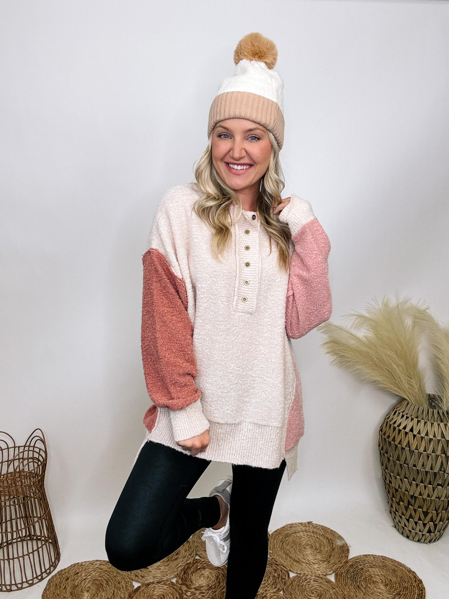 Peach love sweater 2025