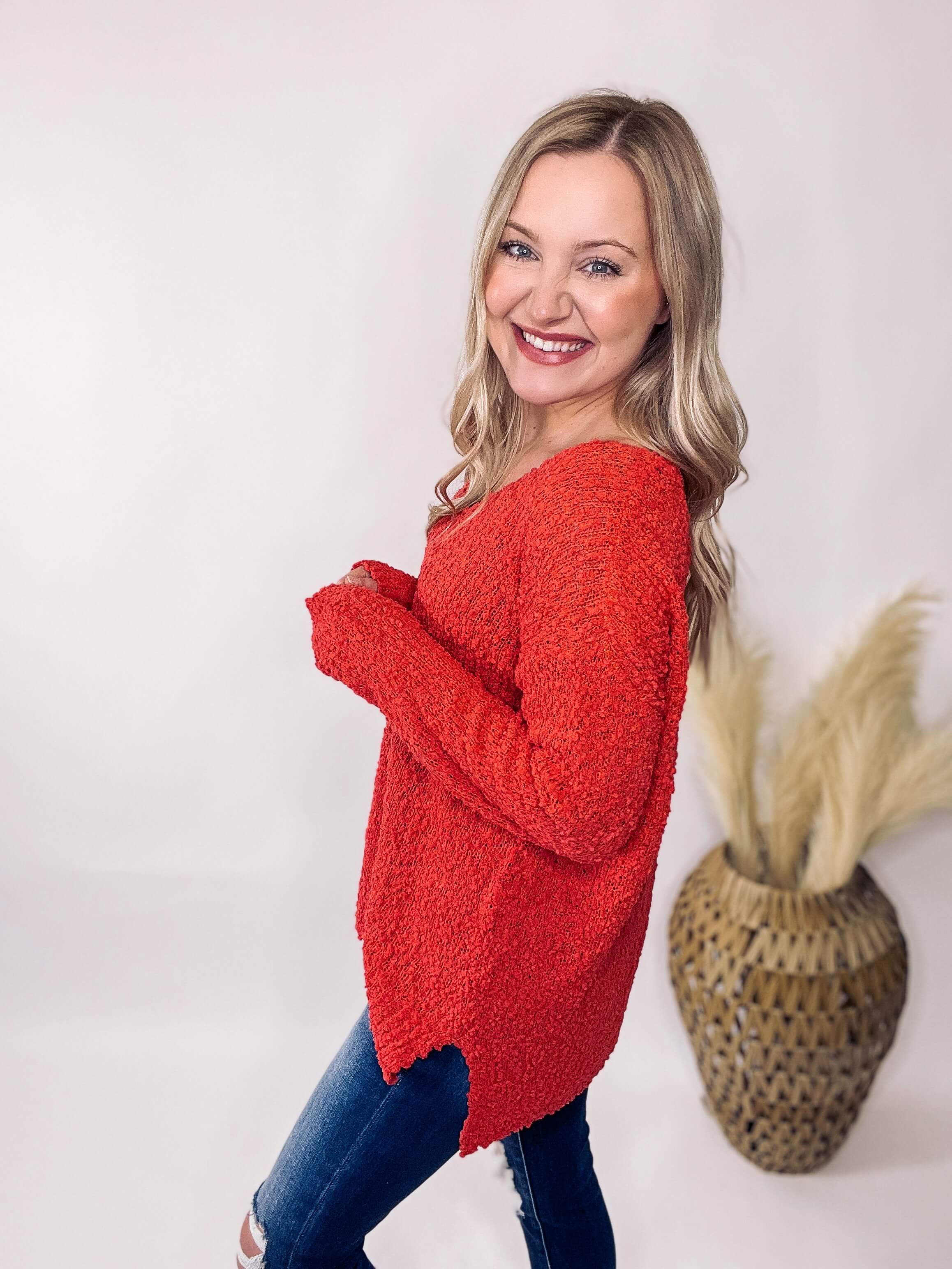 What is a popcorn cheap sweater